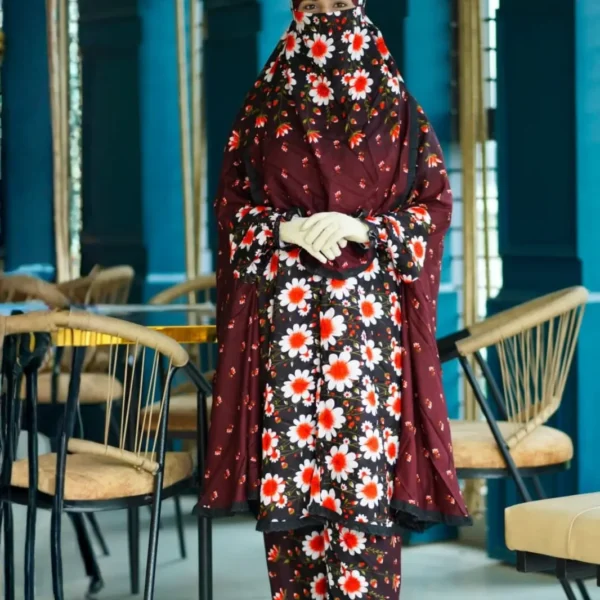 Khimar and Plazu Set